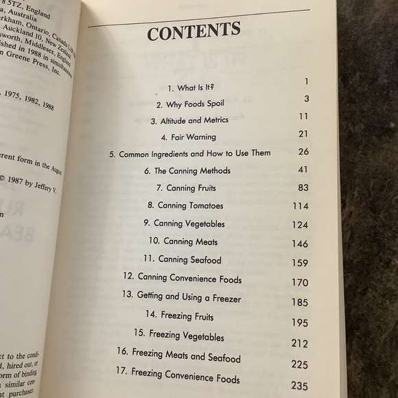 Vintage Putting Food By Book - Picture 7 of 13